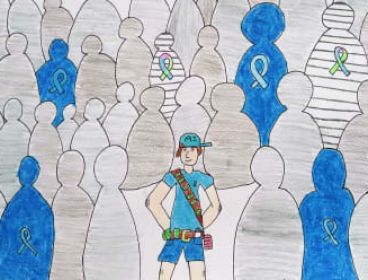 Drawing of the A.I Warrior