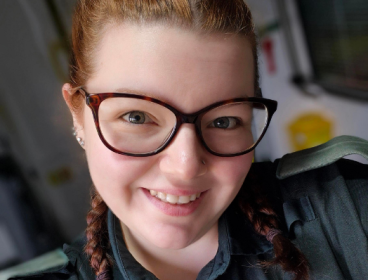 Lottie Lockwood, paramedic for West Midlands Ambulance Service NHS Trust
