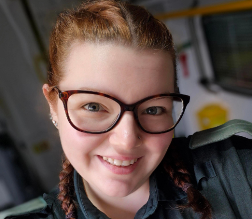 Lottie Lockwood, paramedic for West Midlands Ambulance Service NHS Trust