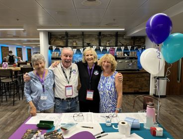 Founder, Deana Kenward, members and volunteers celebrating 40 years of the ADSHG 